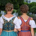 Die Rückansicht des Schwäbischen Mädle-Gwandes