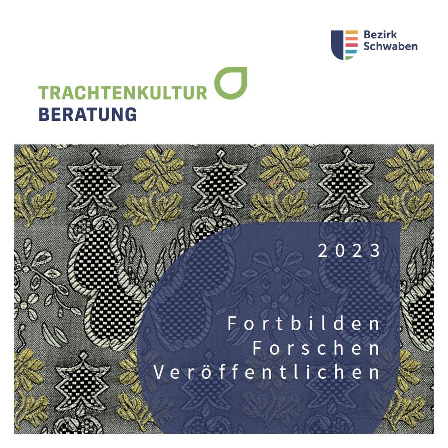 Cover Jahresprogramm Trachtenkulturberatung des Bezirks Schwaben